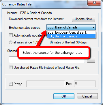 Bank of Canada - Currency Converter
