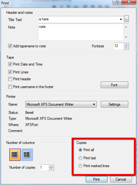 printig desktop calculator