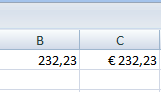 Excel Export with currency