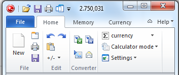 Office 2010 Calculator