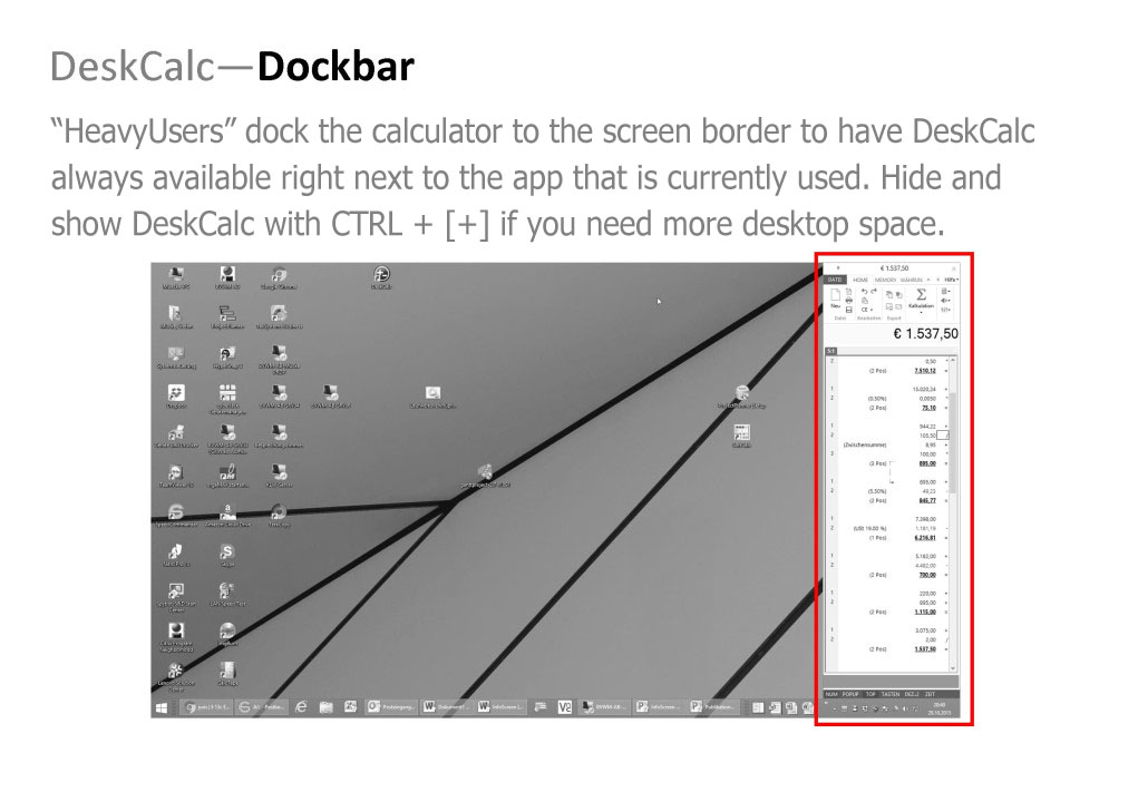 DeskCalc in use 4