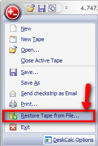 Restore tapes